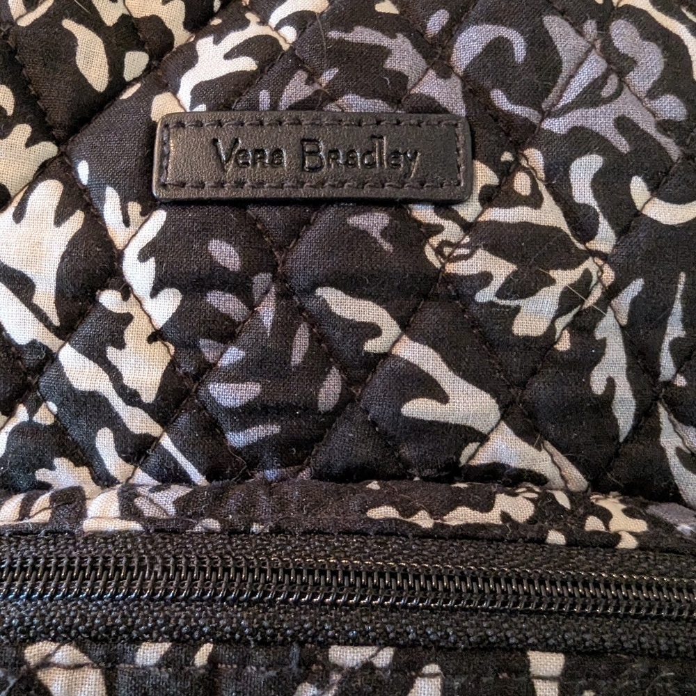 Vera Bradley Travel Set Essential Backpack & Hanging Travel Bag Paisley Noir - Picture 5 of 13